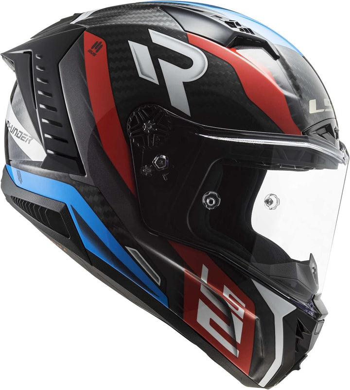 LS2, Integralhelme motorrad Thunder C Supra red blue 06, XXL XXL RED BLUE, XXL RED BLUE