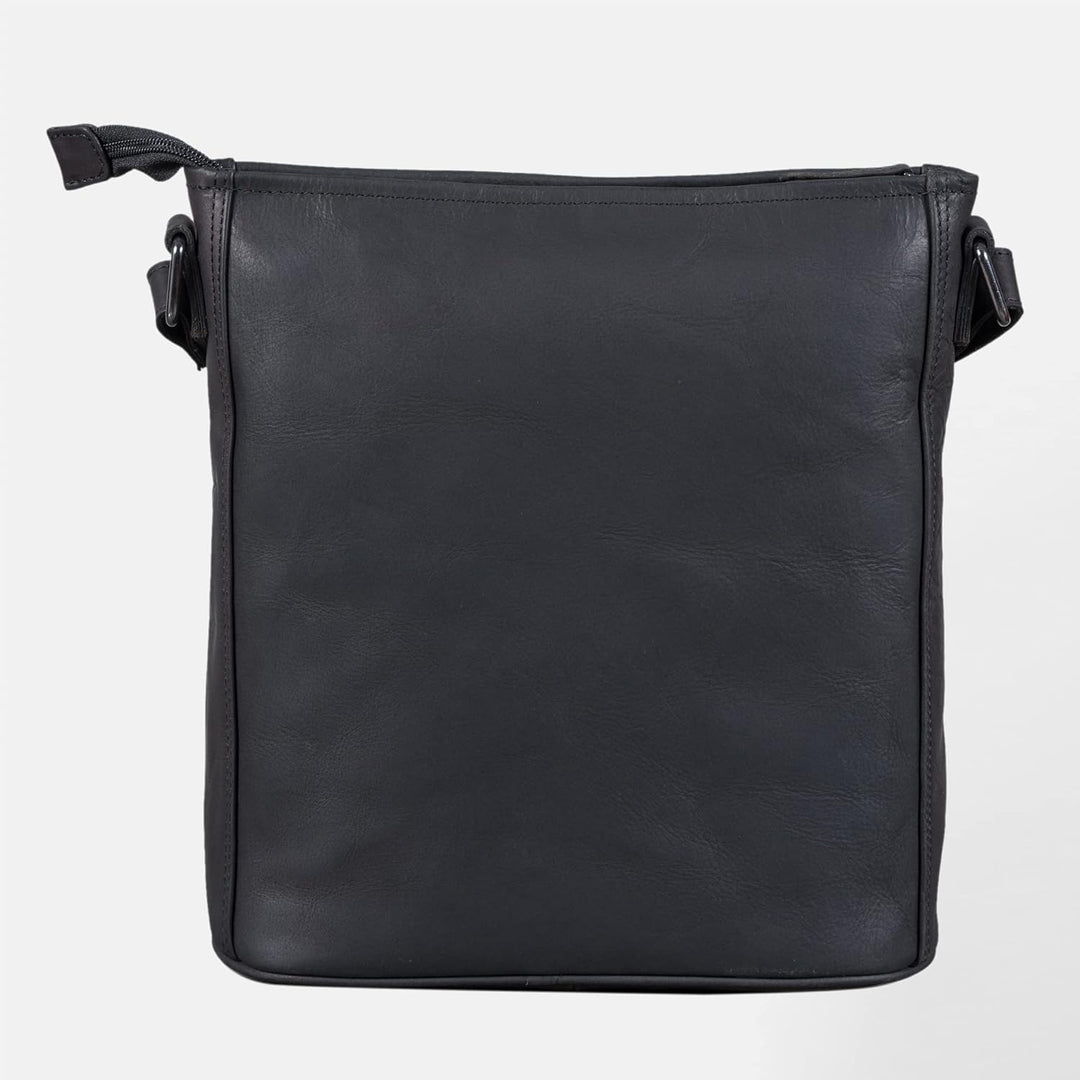LEABAGS Leder Handtasche Damen I Premium Echtleder Umhängetasche I Schultertasche I Damentasche I Tr