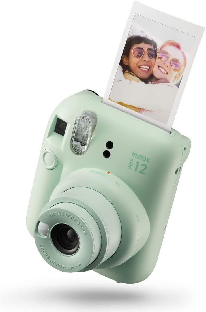 Fujifilm instax Mini 12 Sofortbildkamera mit 20 Aufnahmen, Mintgrün