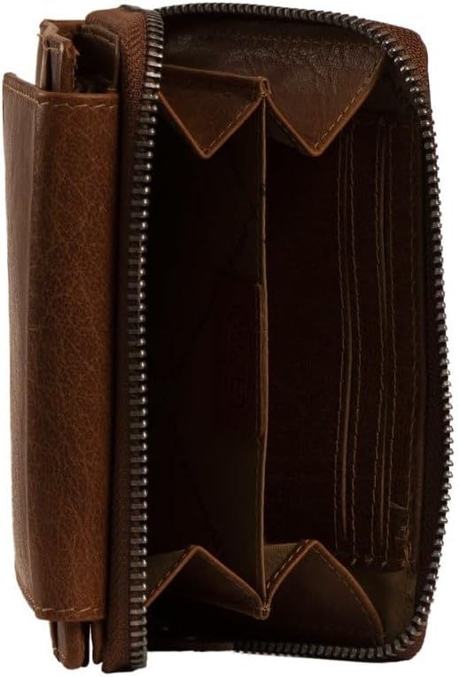 The Chesterfield Brand Antique Buff Hanoi Geldbörse RFID Leder 14,5 cm