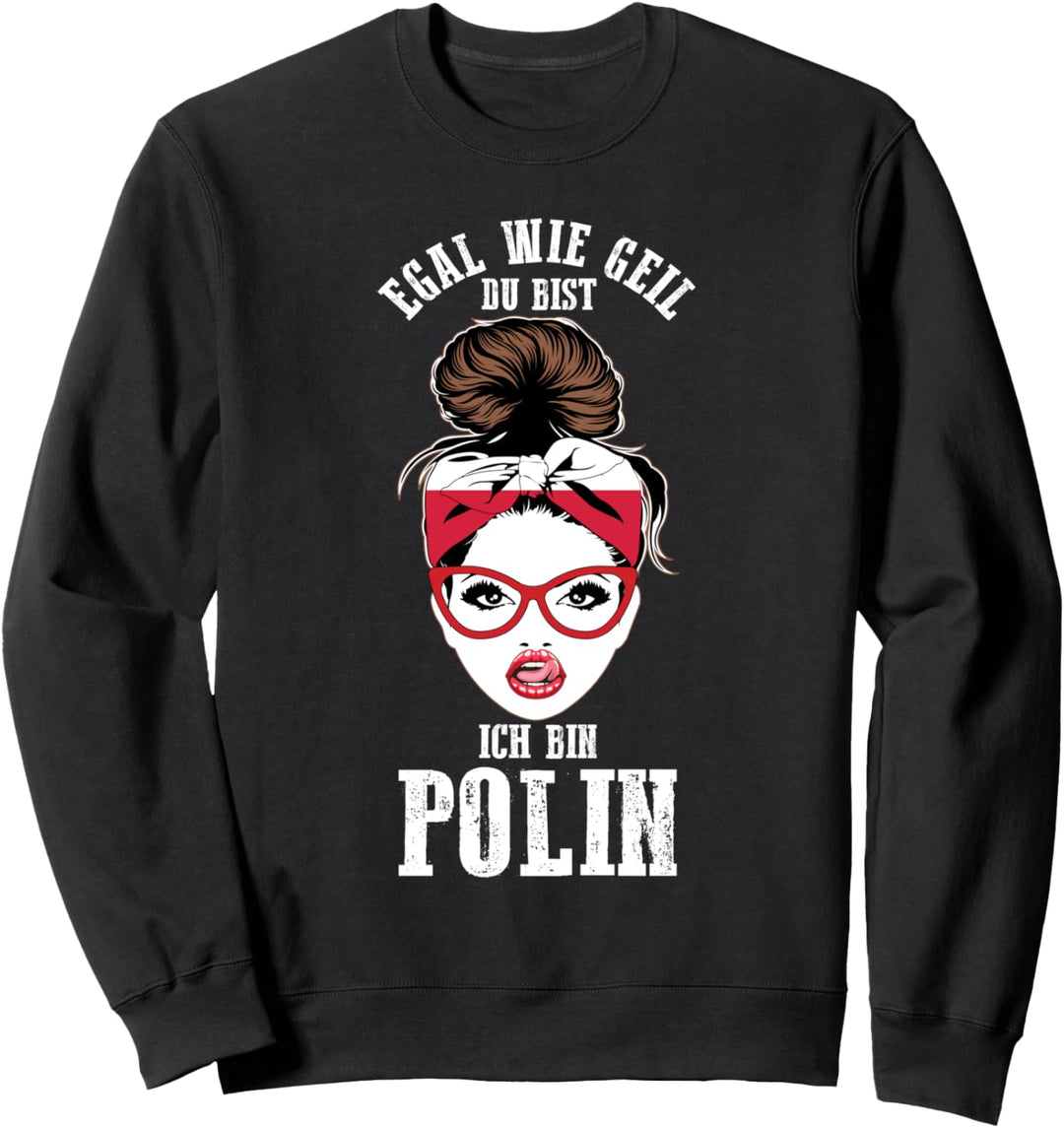 Polska Pole Polnisches Polin Polen Sweatshirt