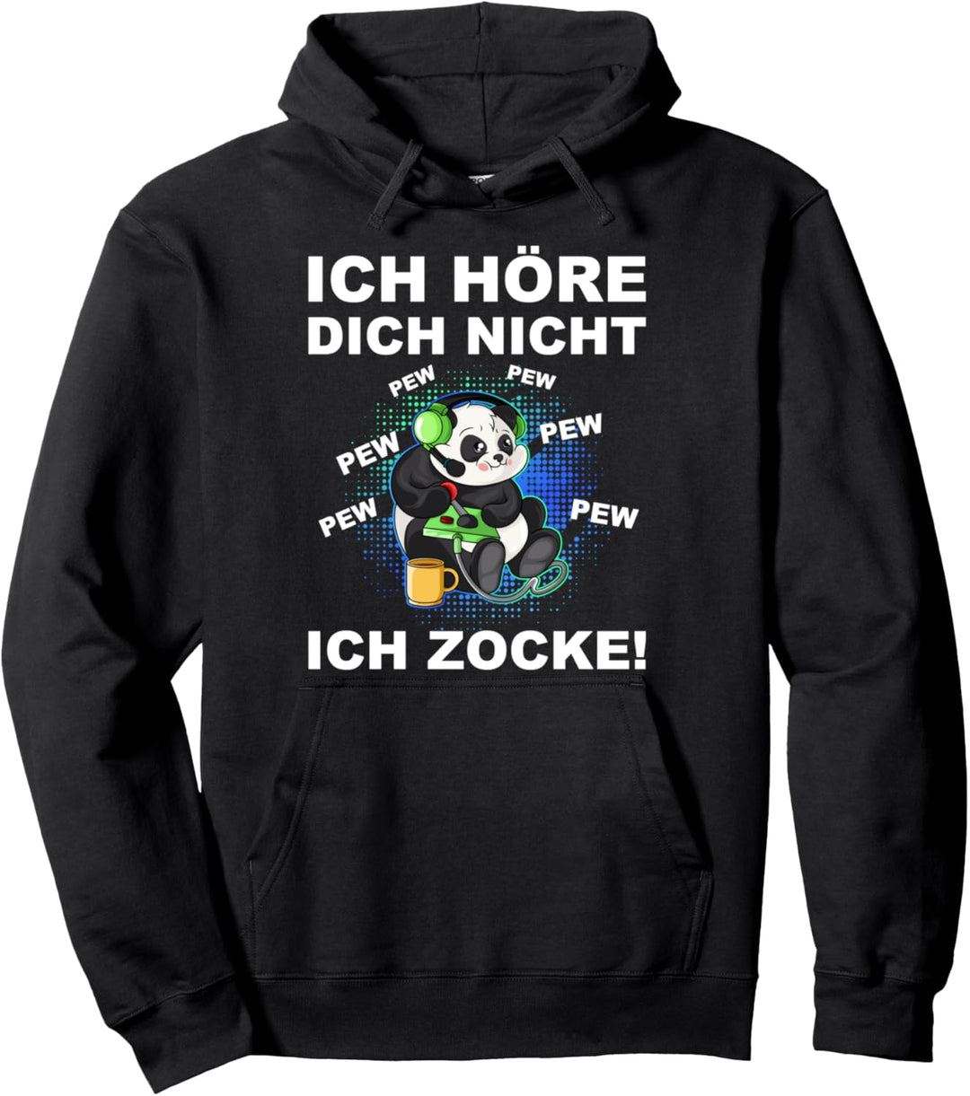 Ich Höre Dich Nicht Ich Zocke Gamer Geschenk Idee Gaming Pullover Hoodie