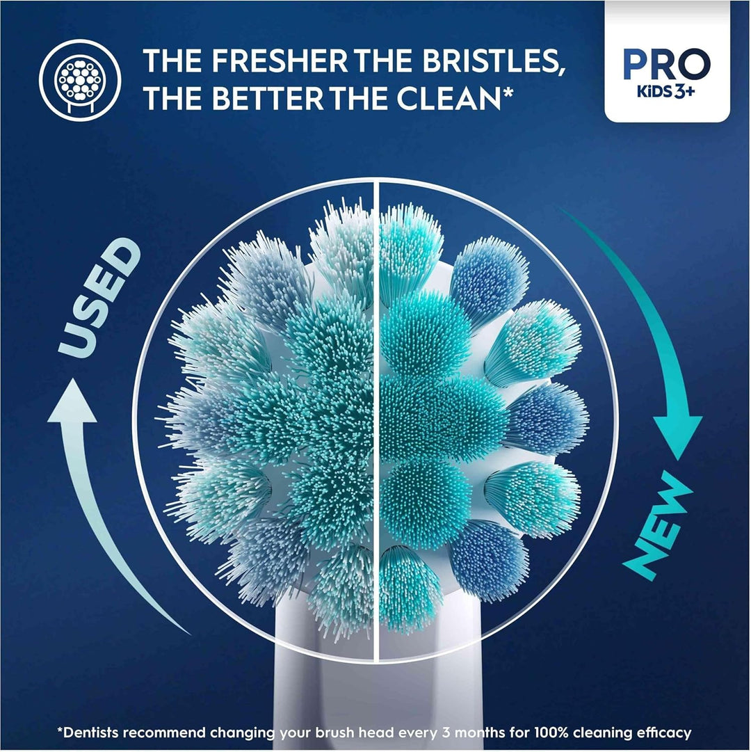 Oral-B - Vitality Pro Kids Frozen HBOX, Batteriebetrieben, Zahnbürste, Schwarz