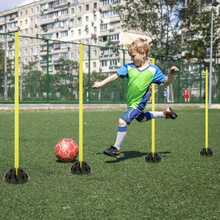 XMTECH Sprungstangen-Set Hürdenset, Trainingsstangen für konditionelles,Hindernisse Koordinationshür