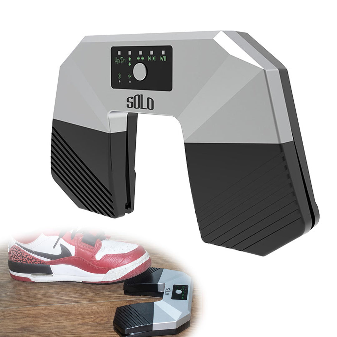 Bluetooth Page Turner Pedal,Bluetooth Fussschalter,Drahtloser Page Turner,Geräuschloses Fusspedal zu