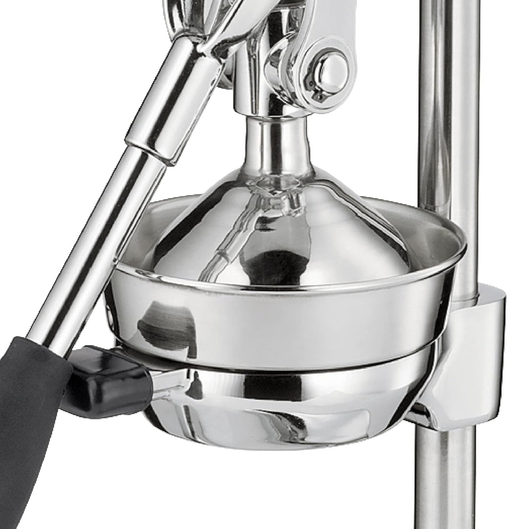 Cilio AMALFI Saftpresse Manuell | rostfreier Edelstahl | Zitruspresse Handpresse für 25% mehr Saft |