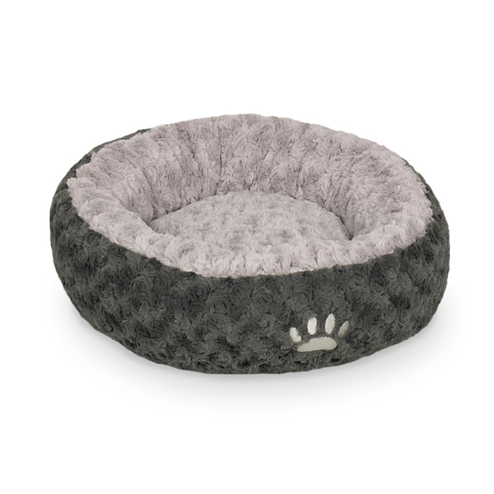 Nobby Donut "SEOLI" dunkelgrau / hellgrau Ø 80 cm, grau Ø 80