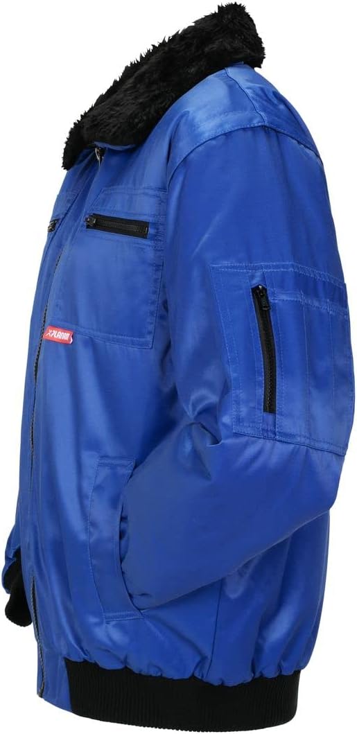Planam Outdoor Winter Herren Gletscher Comfortjacke kornblau Modell 0362 Grösse XXXL kornblau 3XL, k