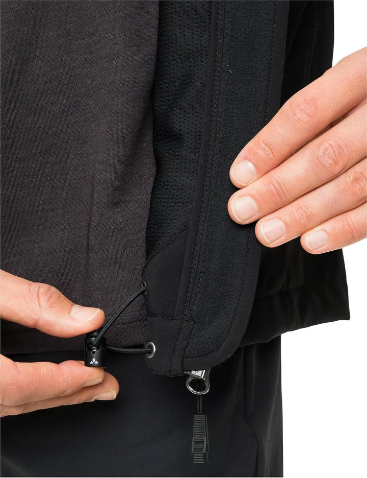 VAUDE Men's Cyclone Jacket VI - Softshelljacke Herren S Schwarz, S Schwarz