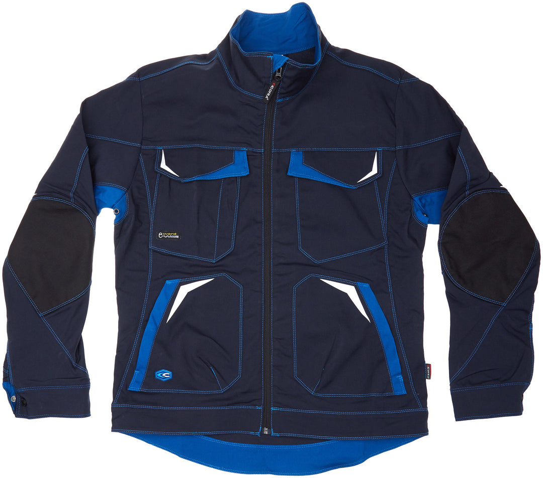 Cofra V480-0-02.Z52 Arbeitsjacke "Abrantes", marineblau / hellblau, Grösse 52 52 NAVY / BLUE, 52 NAV