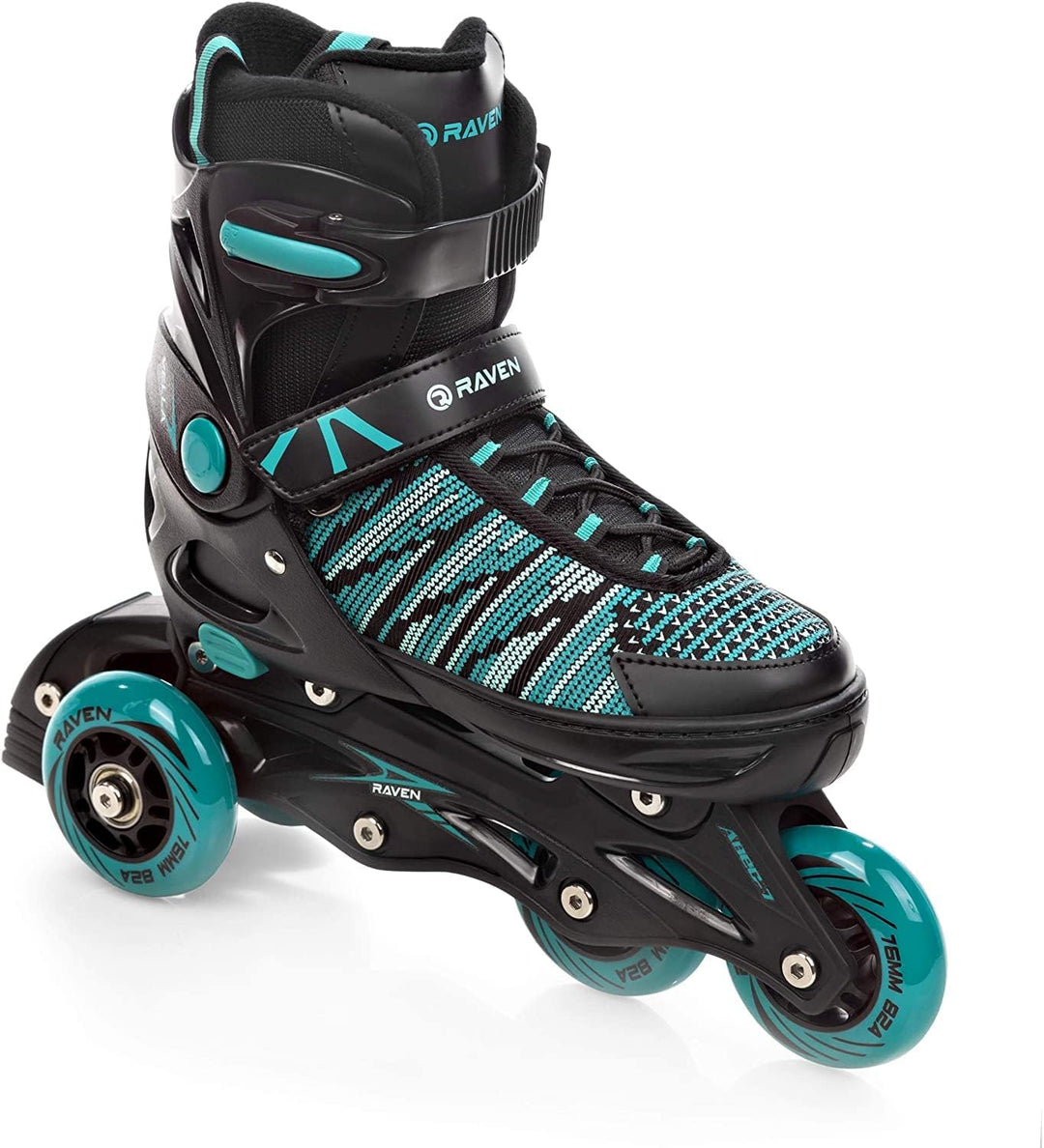 RAVEN 3in1 Inline Skates Triskates Rollschuhe Inliner für Kinder und Erwachsene verstellbar 33-36 (2