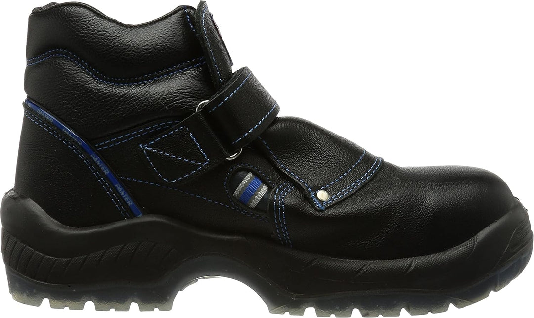 Panter 414101700 – Schmiede Klettverschluss Plus S2 Schwarz PU/TPU, Schwarz, 40 40 EU, 40 EU