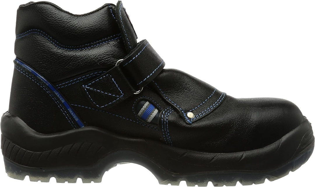 Panter 414101700 – Schmiede Klettverschluss Plus S2 Schwarz PU/TPU, Schwarz, 36 36 EU, 36 EU