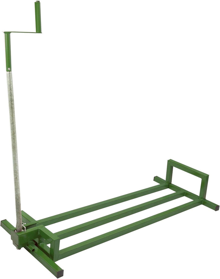 BAUPROFI Rasentraktorheber ZERLEGBAR BTH400A 400kg für Aufsitzmäher Rasenmäher, Grün