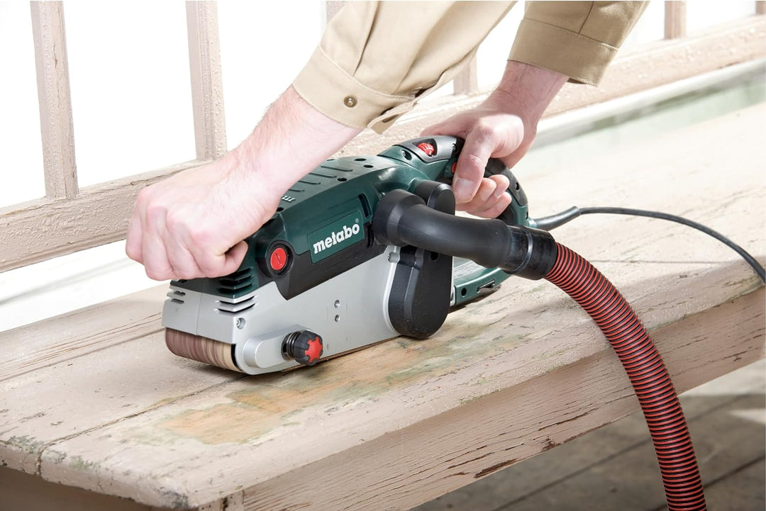Metabo Bandschleifer BAE 75 (600375000) Karton; mit Maschinenständer, Drehmoment: 12 Nm, Schleifband