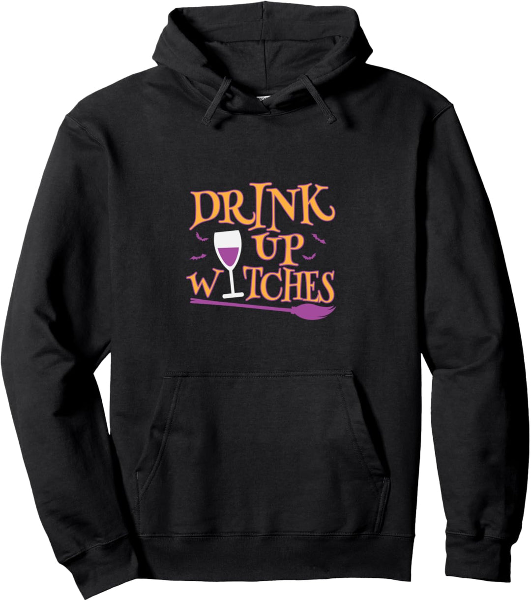 Drink Up Witches Happy Halloween Costume Party Pullover Hoodie