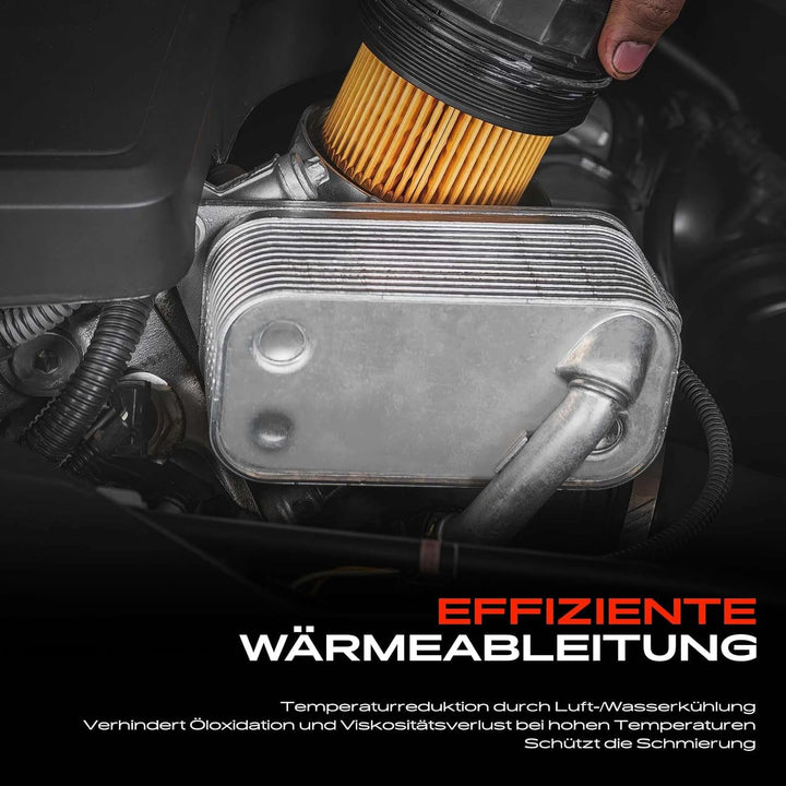 Frankberg Ölkühler Motoröl Automatikgetriebe für Octavia III 5E3 NL3 NR3 5E5 5E6 1.6L 2014-Heute 09G