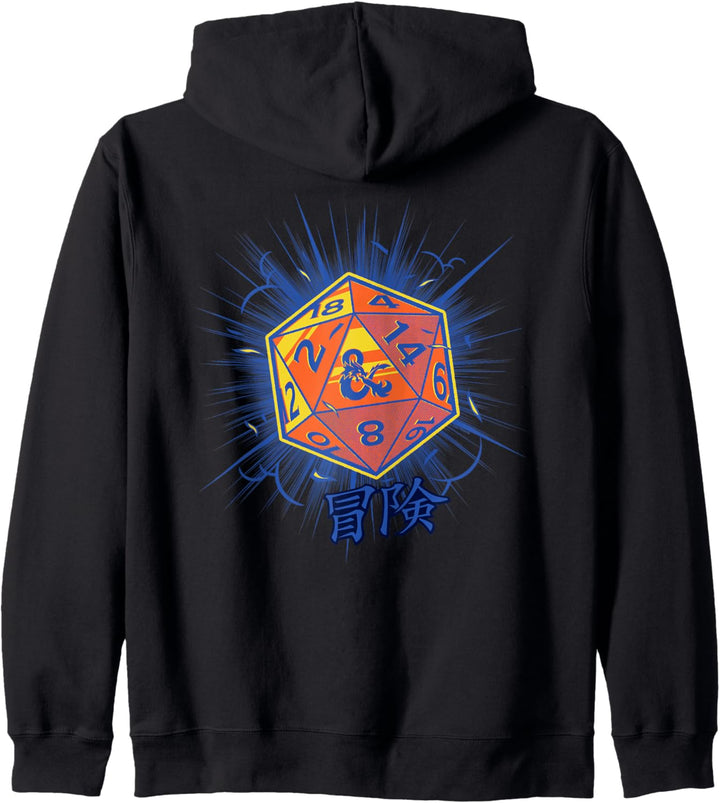 Dungeons & Dragons Gold and Blue Die Kapuzenjacke