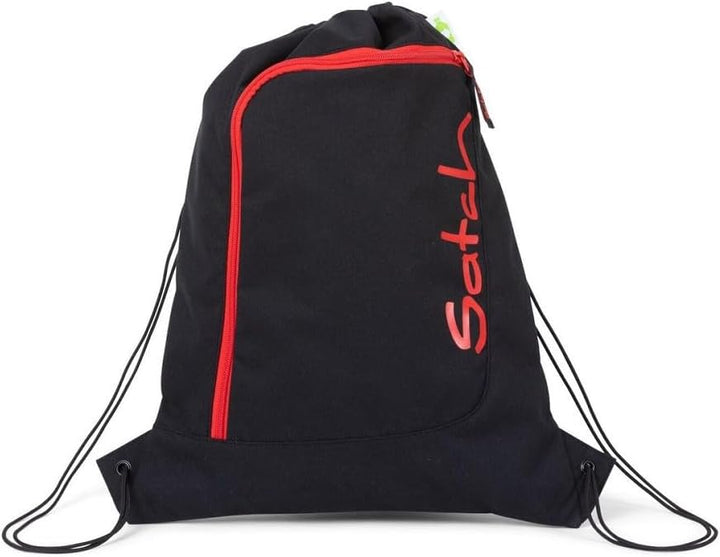 Satch Pack Schulrucksack Set 3tlg. inkl. Schlamperbox und Sportbeutel (Fire Phantom), Fire Phantom