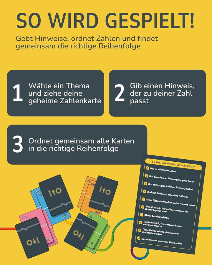 HeidelBär Games ito - Kommunikativer Partyspiel-Hit aus Japan - Kooperatives Gesellschaftsspiel zum