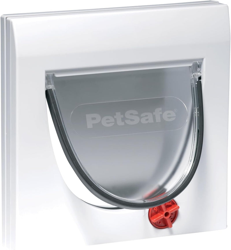 PetSafe Katzenklappe Staywell Klassik, 4 manuelle Verschlussoptionen, Einschliesslich Tunnel, Für Ha