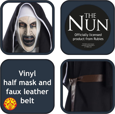 RUBIE'S Offizielles The Nun 2018 Movie Kostüm, Herrengrösse Standard, Brust 42-44 Zoll, Taille 30-34