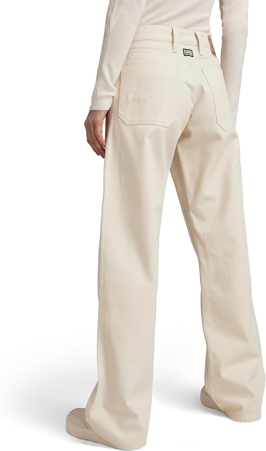 G-STAR Damen Judee Carpenter Loose Jeans 24W / 30L Beige (Ecru D23590-d491-159), 24W / 30L Beige (Ec