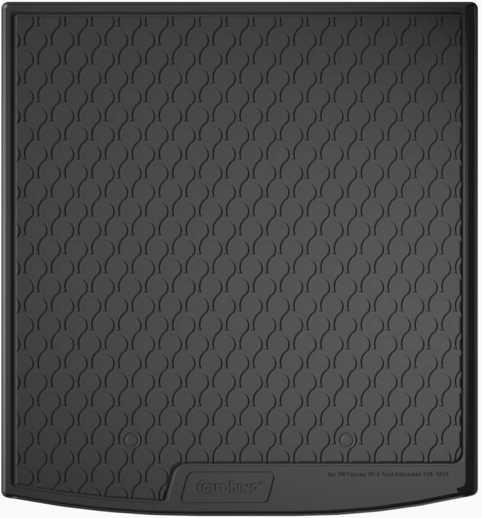 Rubbasol (Gummi) Kofferraumwanne kompatibel mit Seat Alhambra 2010- & Volkswagen Sharan 2010- (5- &