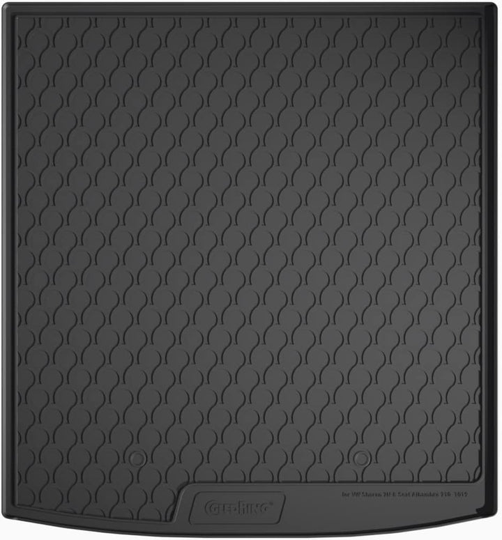 Rubbasol (Gummi) Kofferraumwanne kompatibel mit Seat Alhambra 2010- & Volkswagen Sharan 2010- (5- &