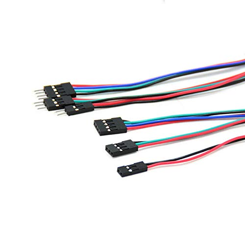 Jumper Wire Männlich-Weiblicher Jumper Wire,10 Stück 70cm 4Pin flexible Jumper-Kabel drähte für 3D-D