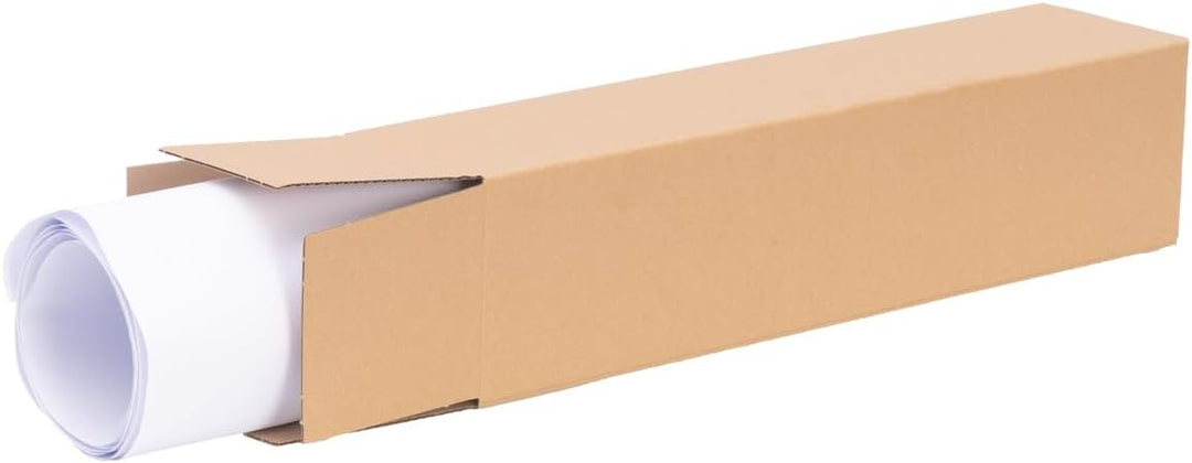 100 Versandhülse eckig 450x110x110 mm Faltkarton ohne Sperrgutzuschlag Versandrolle Versandrohr