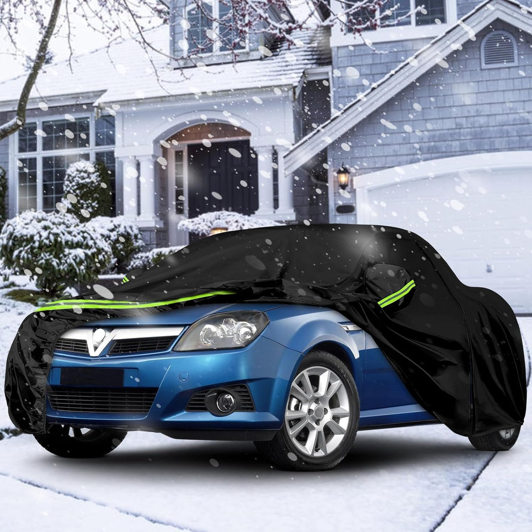 Autoabdeckung Wasserdicht Ersatz für Vauxhall/O-pel Tigra 1994-2009, Abdeckplane Autogarage mit Türr