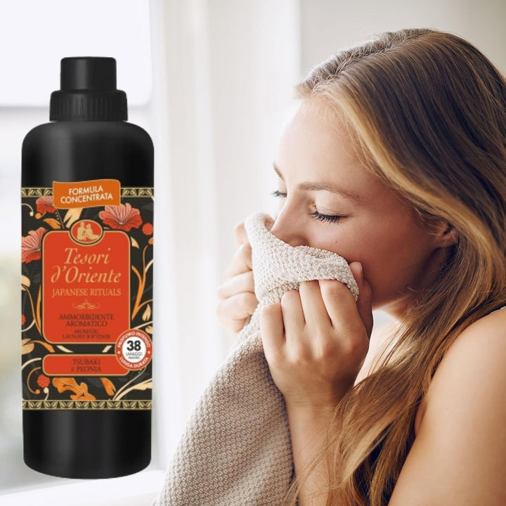 Tesori dOriente Japanese Weichspüler, 750 ml, Konzentrat, Waschmittel, mehrfarbig, 12 Stück