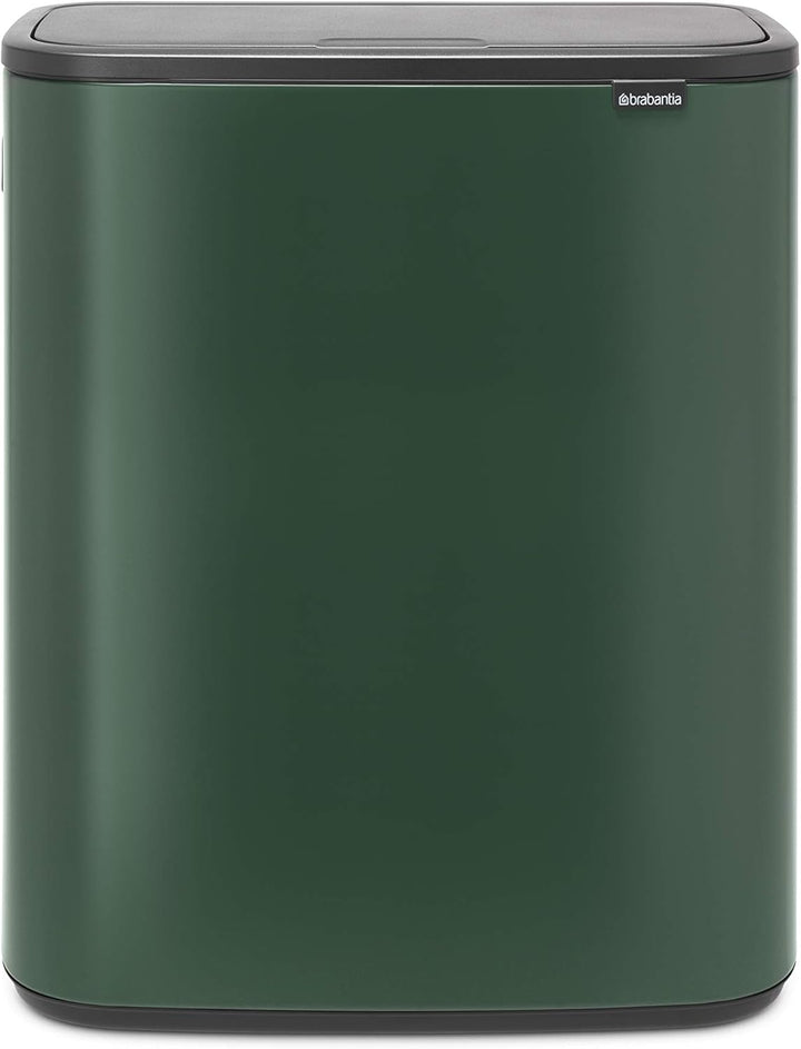 Brabantia Recycling-Abfalleimer, Pine Green, 2x 30L 2 Inneneimer (2 x 30L) Pine Green, 2 Inneneimer