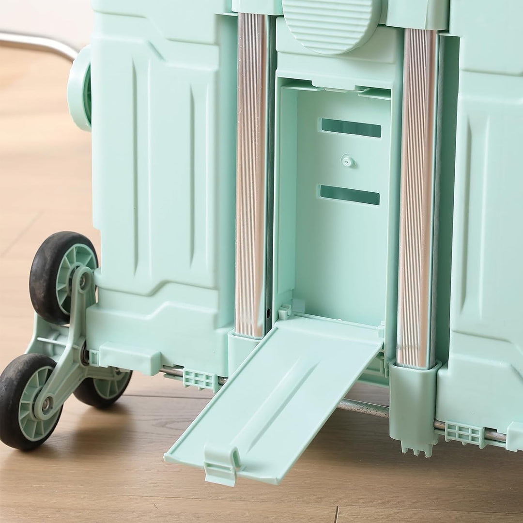PUCHIKA Einkaufstrolley klappbar, Einkaufswagen Trolley, Einkaufstrolley mit Deckel, Shopping Trolle