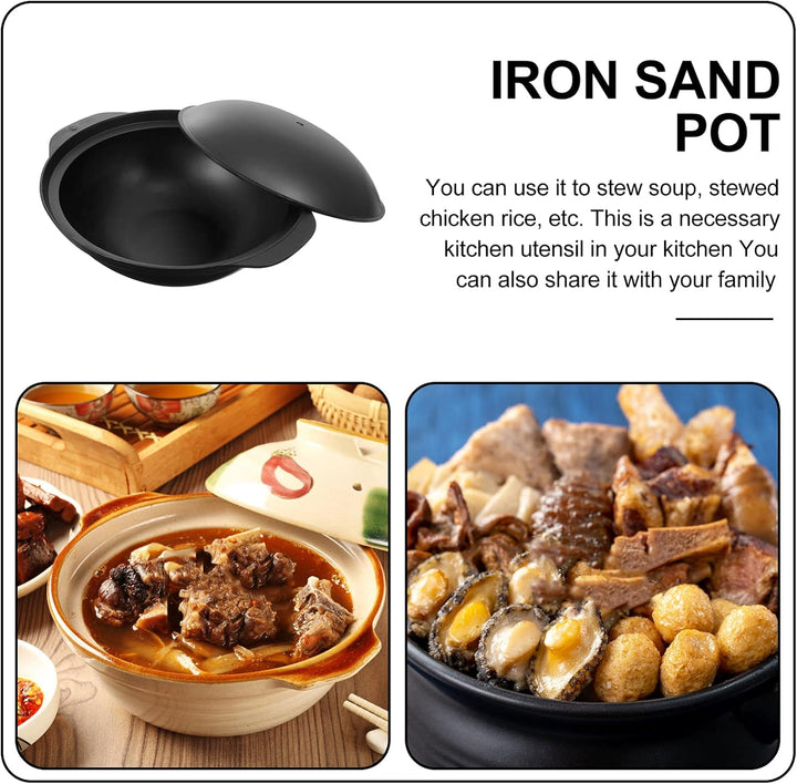 UPKOCH 1 Satz Topf Aus Antihaft-Aluminium Reis Tontopf Schmortopf Aus Keramik Kasserolle Tontopf Kle