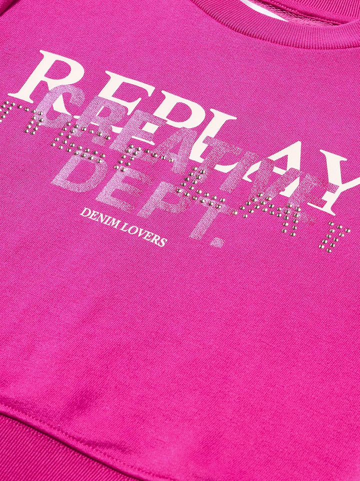 Replay Mädchen Sweatshirt 6 Jahre 306 Wild Berry, 6 Jahre 306 Wild Berry