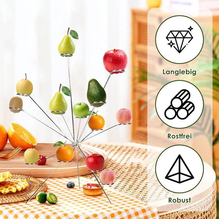 Exploded Fruit Bowl, Legierung Obstschale, 360° Belüftetes Fruit Bowl, 30×18 Cm Obstschale Modern, D