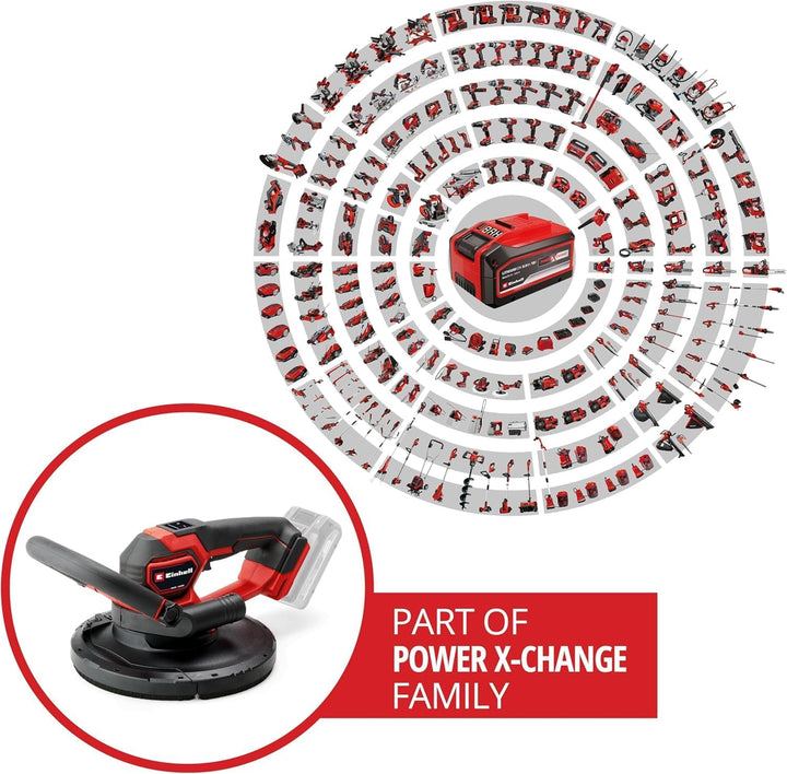 Einhell Professional Akku-Trockenbauschleifer TP-DWS 18/225 Li BL Solo Power X-Change (18 V, Brushle