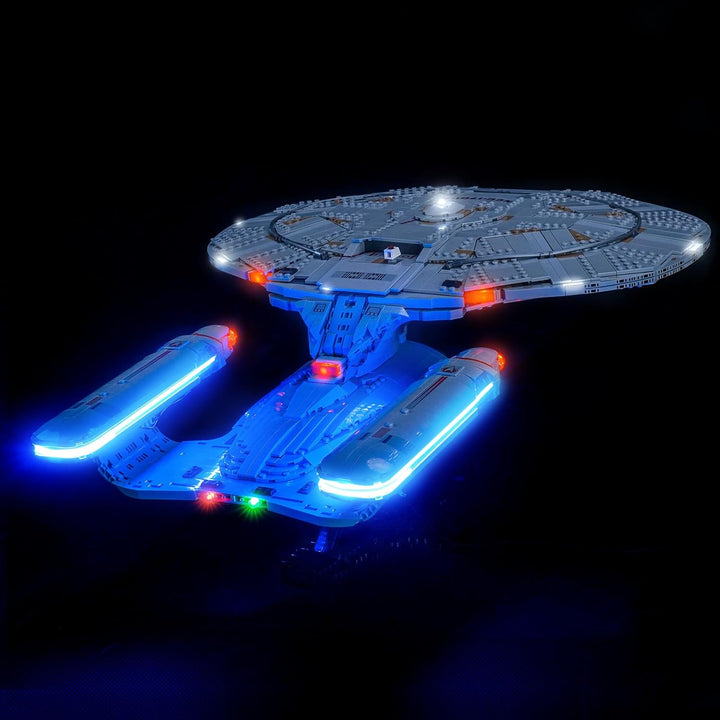 Fernbedienung Licht-Kit Kompatibel mit Lego U.S.S. Enterprise NCC-1701-D 10356 (Kein Modell), Led Be