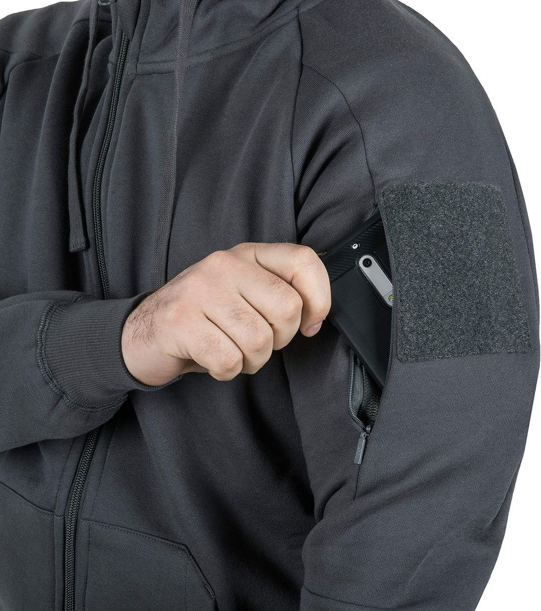 Helikon-Tex Urban Tactical Hoodie Lite (FullZip) - Grey XXS-XS, XXS-XS