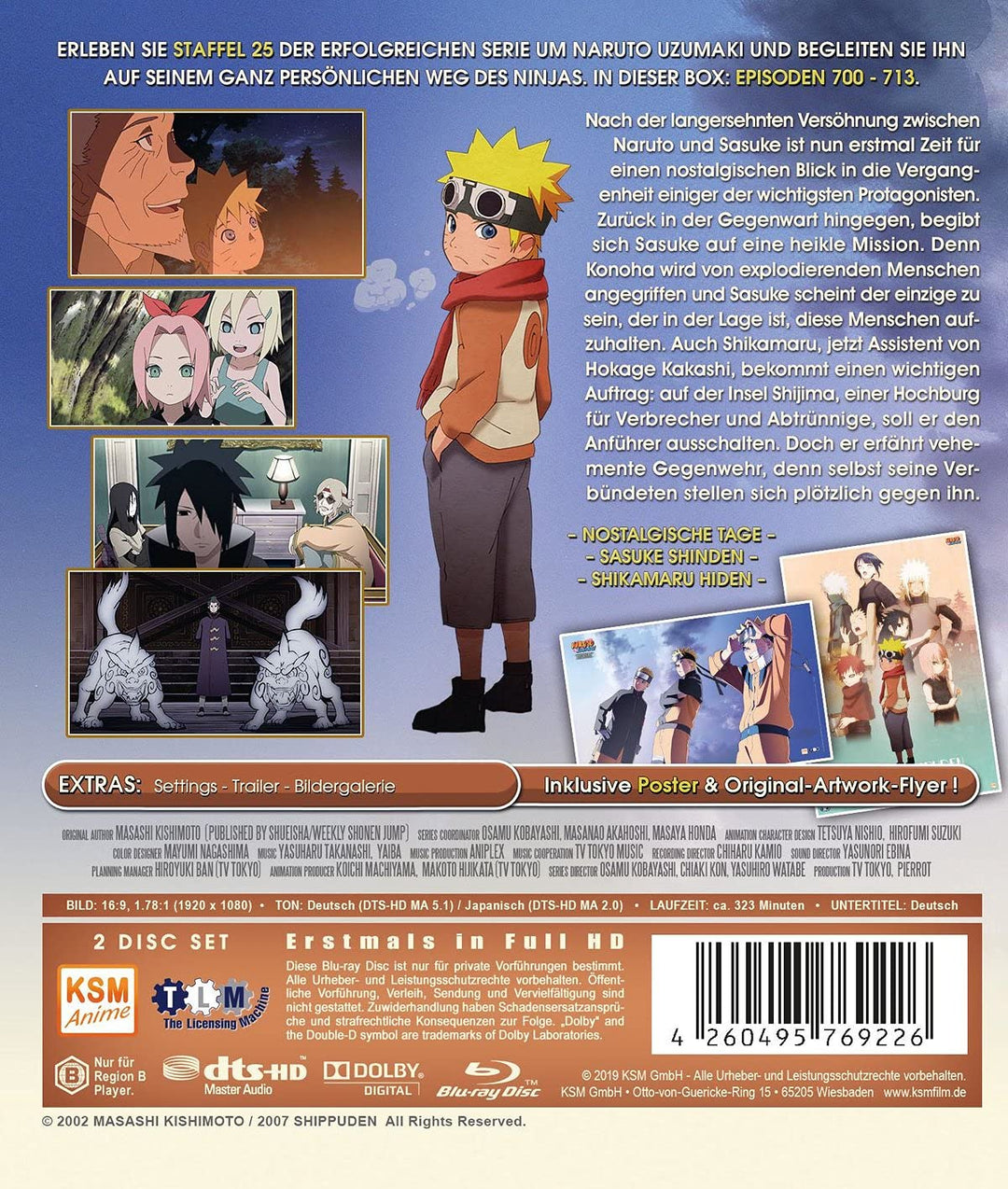 Naruto Shippuden - Staffel 25 (Folgen 700-713) [Blu-ray], Blu-ray