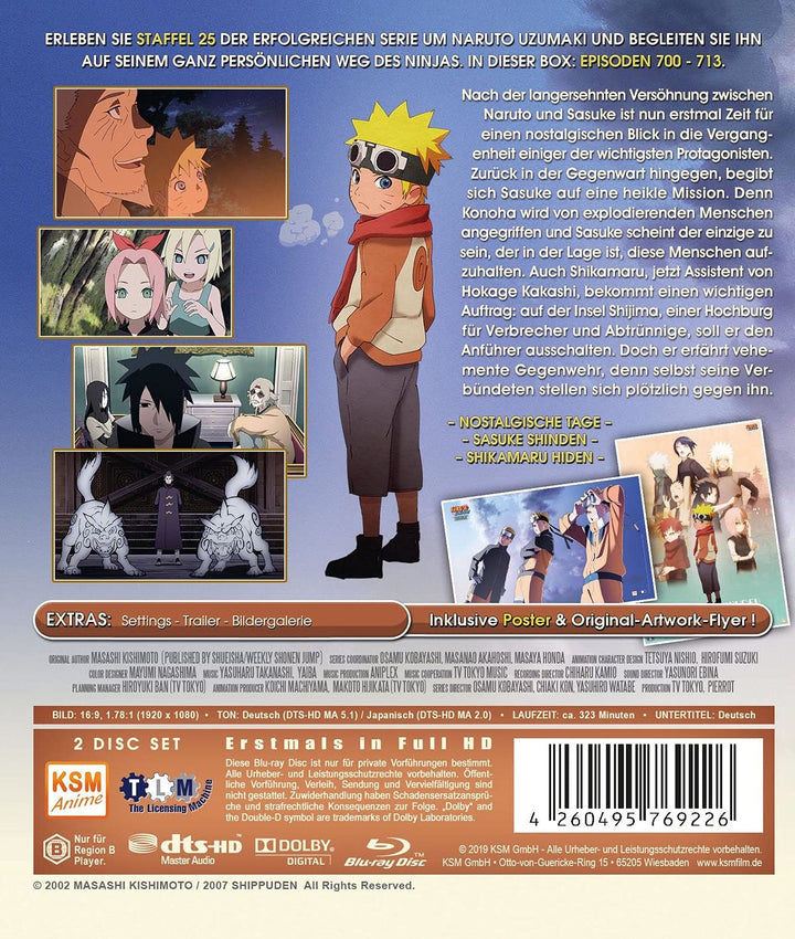 Naruto Shippuden - Staffel 25 (Folgen 700-713) [Blu-ray], Blu-ray