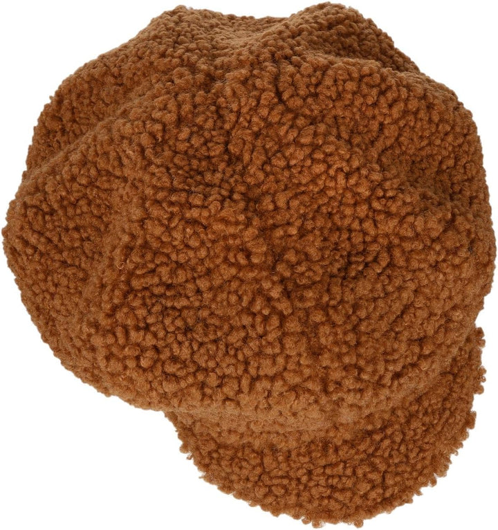 Seeberger Teddy Fur Ballonmütze Schirmmütze Damencap Wintercap Kunstfellcap Baker-Boy-Mütze Damen -