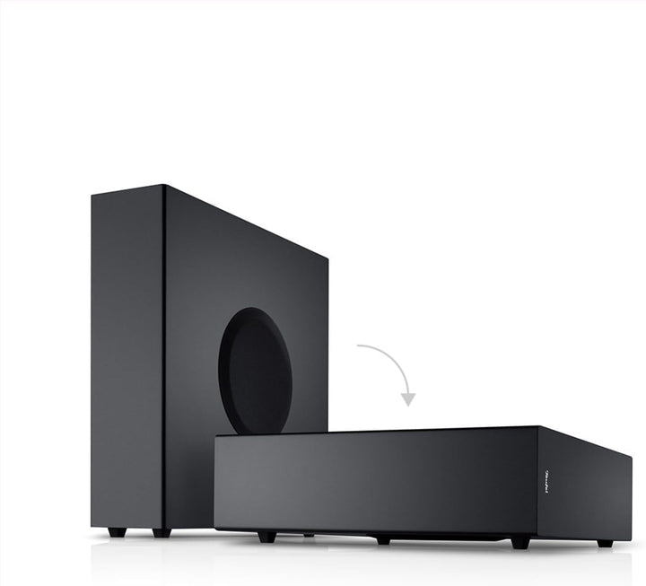 Teufel CINEBAR 11-2.1 Soundbar Set mit Kabellosem Subwoofer, Dolby Audio, Bluetooth 5.0, HDMI 3D ARC