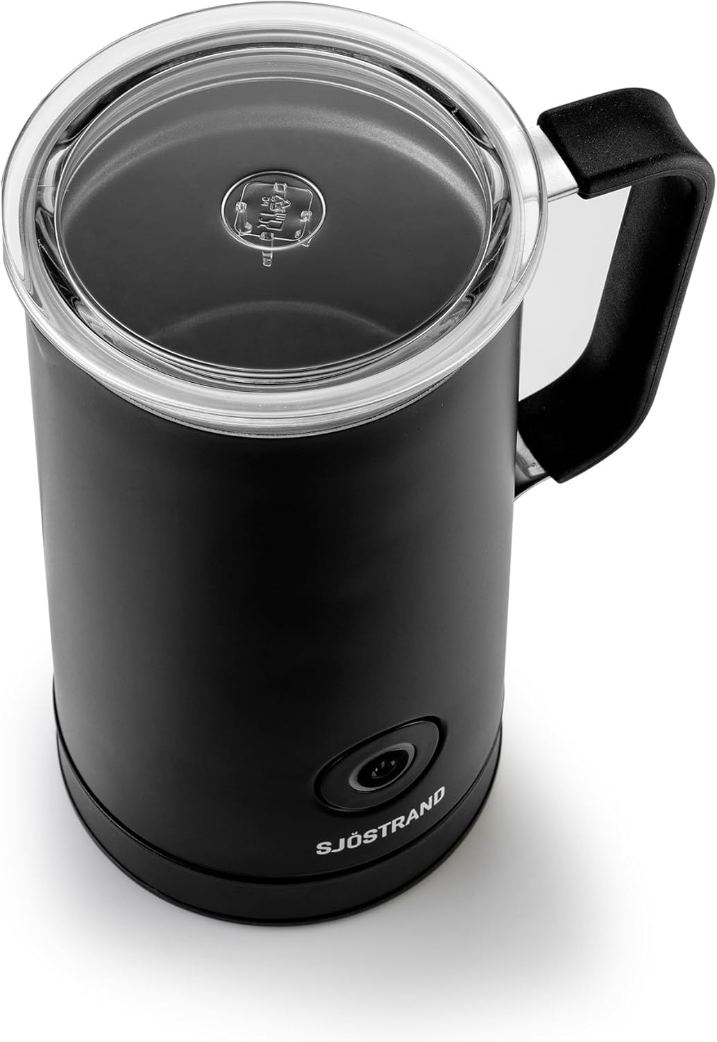 Sjöstrand Coffee Elektrischer Milchaufschäumer - Edelstahl, Für Heisse & Kalte Milch, Antihaftbeschi