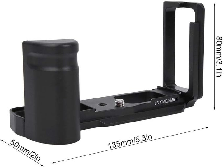 Kamera L-Platte, CNC-Bearbeitung aus Aluminiumlegierung Schnellwechselplatte L Halterung Handgriff f