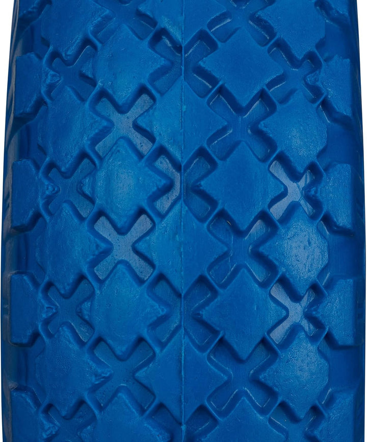 4 x Sackkarrenrad, pannensichere Vollgummireifen, 3.00-4" Stahlfelge, 20mm Achse, 100kg, Ersatzrad 2