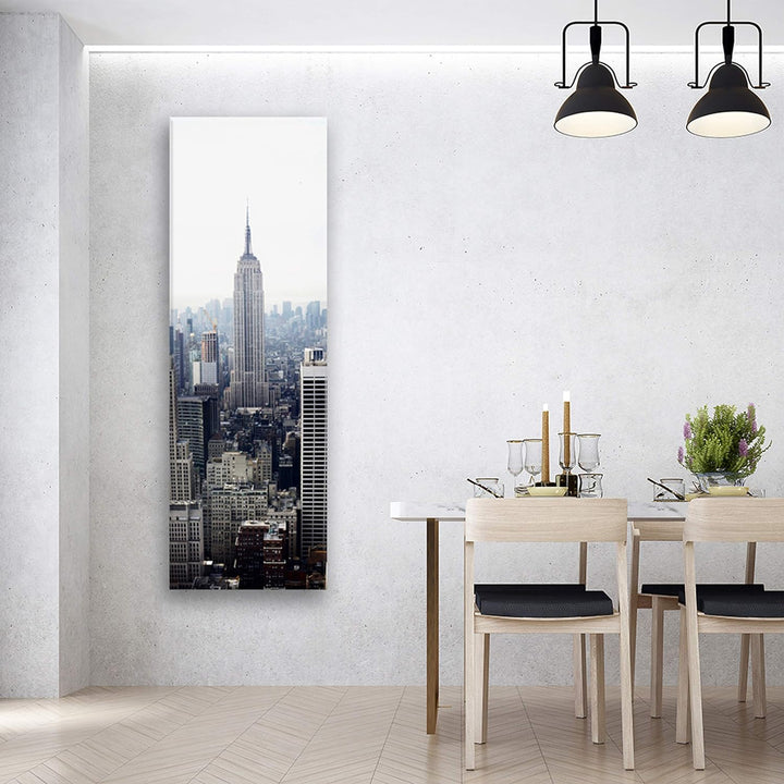 Feeby. Wandbild - 1 Teilig - 30x90 cm, Leinwand Bild Leinwandbilder Bilder Wandbilder Kunstdruck, EM