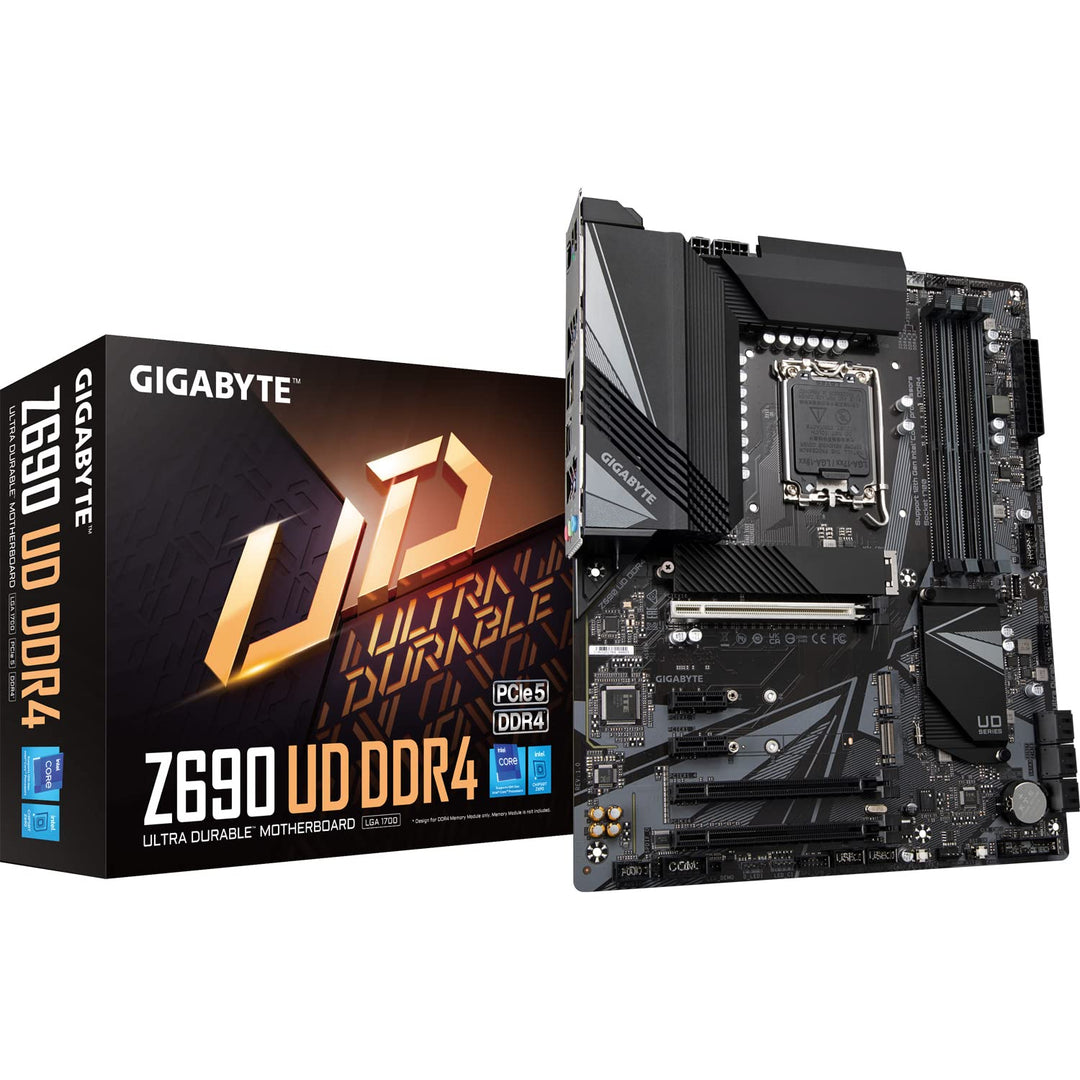 Gigabyte Z690 UD DDR4 ATX Motherboard - Supports 12th Gen Intel Core Processors (LGA 1700), DDR4-533